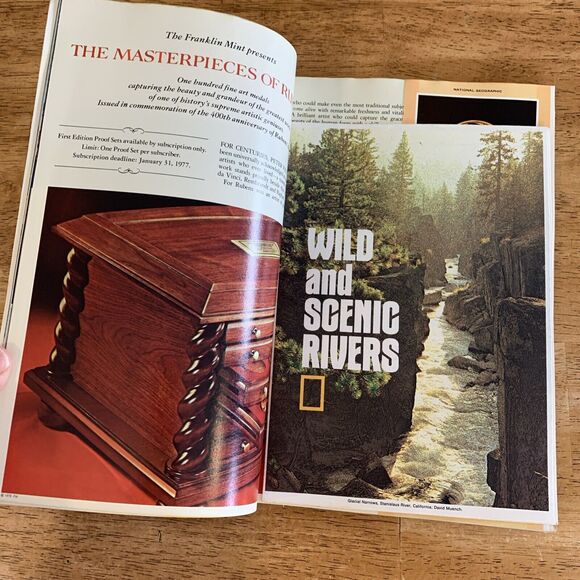 Vintage January 1977 National Geographic Magazine Mars Cuba Puget Sound Pakistan - Picture 5 of 6